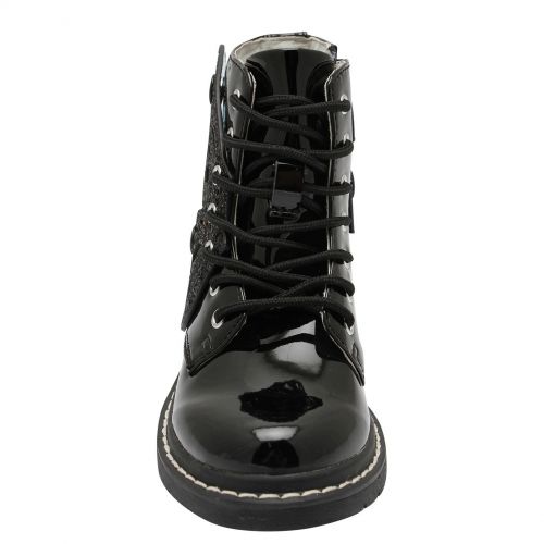 Girls Black Patent Fairy Wings Boots (26-37) 78368 by Lelli Kelly from Hurleys