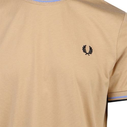 Mens Desert Twin Tipped S/s T Shirt 108331 by Fred Perry from Hurleys