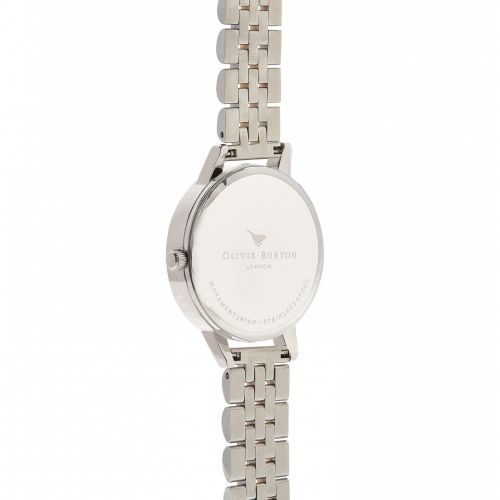 Womens Silver & Gold White Dial Bracelet Watch 59469 by Olivia Burton from Hurleys