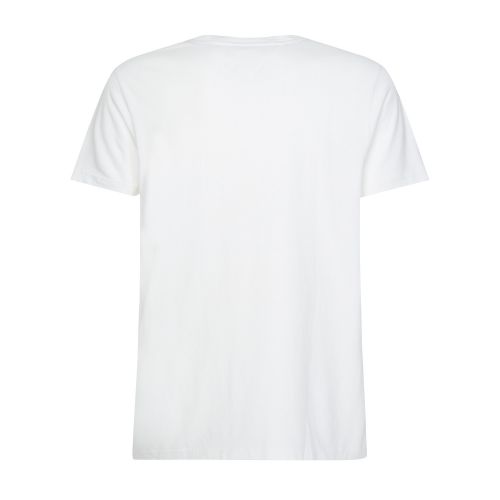 Mens White Chest Stripe S/s T Shirt 58067 by Tommy Hilfiger from Hurleys