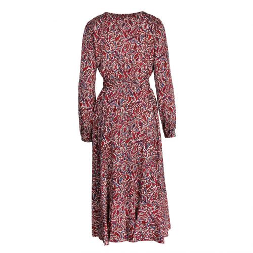 Womens Dark Ruby Lush Paisley Wrap Dress 77110 by Michael Kors from Hurleys