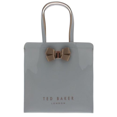 Womens Mid Grey Vallcon Bow Large Icon Bag 22817 by Ted Baker from Hurleys