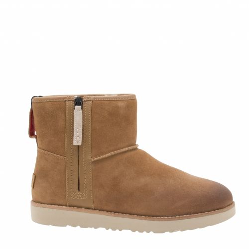 Mens Chestnut Classic Mini Zip Waterproof Boots 32380 by UGG from Hurleys