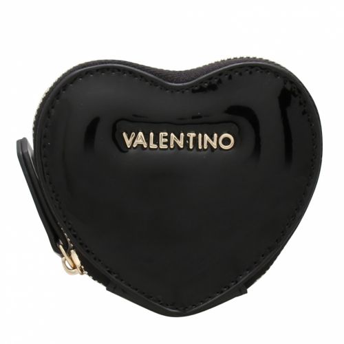 Womens Black Winter Nico Heart Coin Purse 46113 by Valentino from Hurleys