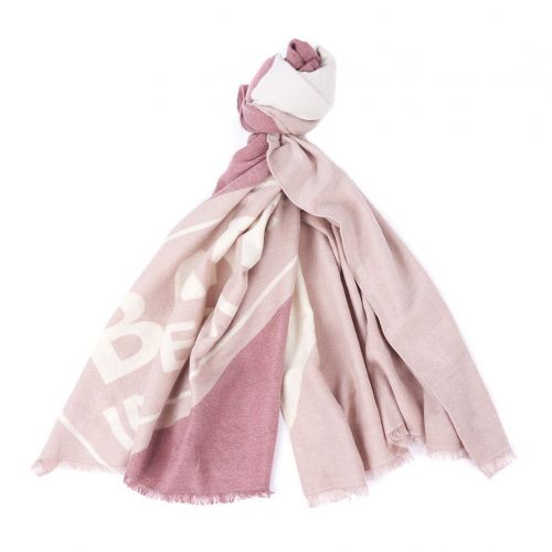 Womens Rose Quartz Lydden Scarf 79323 by Barbour from Hurleys