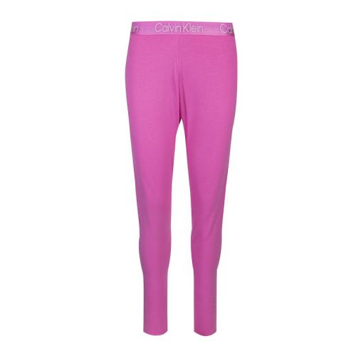 Womens Hollywood Pink Lounge Logo Band Leggings 102085 by Calvin Klein from Hurleys