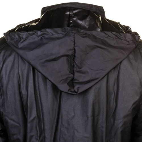 Lifestyle Mens Black Sapper Waxed Jacket 64780 by Barbour from Hurleys