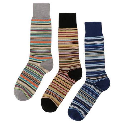 Mens Multi 3 Pack Socks 110098 by PS Paul Smith from Hurleys