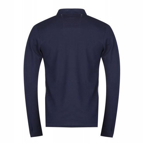Mens Blue Shark Fit L/s Polo Shirt 13736 by Paul And Shark from Hurleys