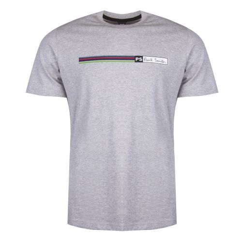 Mens Grey Cycle Stripe S/s T Shirt 28798 by PS Paul Smith from Hurleys