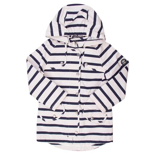 Girls Navy Stripe Trevose Jacket 72177 by Barbour from Hurleys