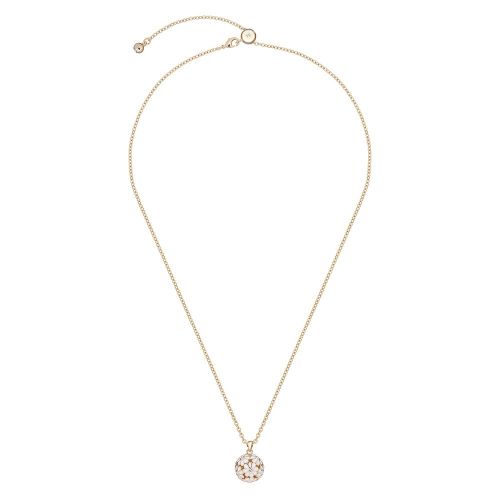 Womens Gold/White Debraah Daisy Ball Pendant Necklace 82775 by Ted Baker from Hurleys