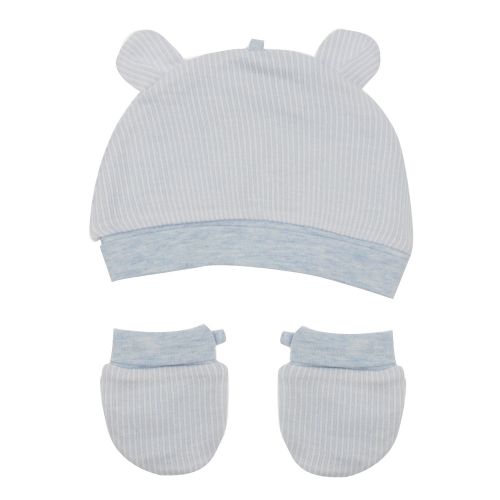 Baby Sky Blue Soft Hat & Mittens 40065 by Mayoral from Hurleys