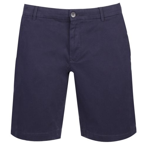 Mens Navy Slim Fit Garment Dyed Shorts 38902 by Calvin Klein from Hurleys
