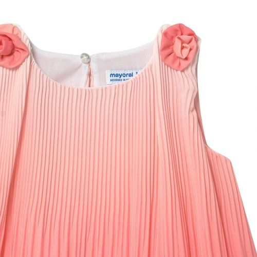 Infant Coral Ombre Pleated Dress 82903 by Mayoral from Hurleys