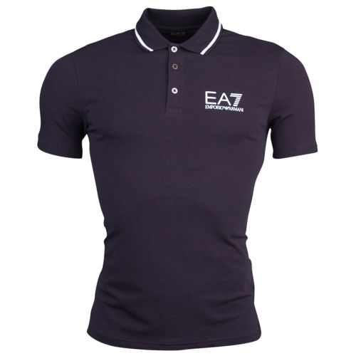 Mens Blue Train Core ID Tipped S/s Polo Shirt 11408 by EA7 from Hurleys