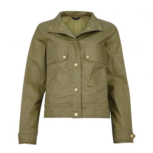 Womens Army Green Victory Casual Jacket 82360 by Barbour International from Hurleys