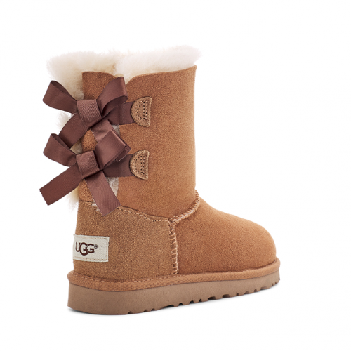Kids Chestnut Bailey Bow II Boots (12-3) 99406 by UGG from Hurleys