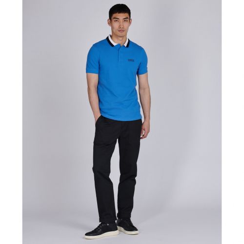 Mens Blue Ampere S/s Polo Shirt 95622 by Barbour International from Hurleys