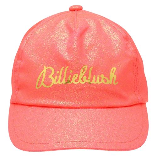 Girls Fuschia Branded Glitter Cap 36586 by Billieblush from Hurleys