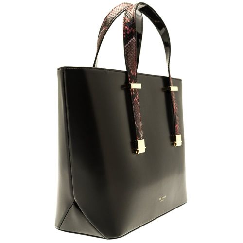 Womens Black Alicia Exotic Handle Detail Shopper 68533 by Ted Baker from Hurleys