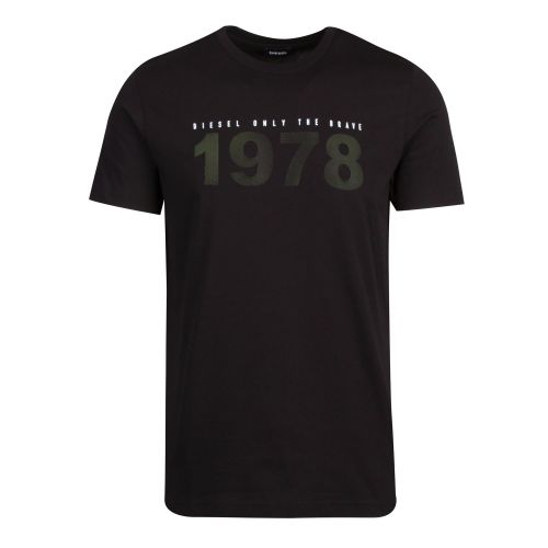 Mens Black T-Diegos-N33 S/s T Shirt 78726 by Diesel from Hurleys