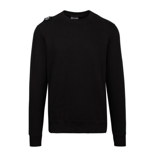 Mens Jet Black Core Crew Sweat Top 94163 by MA.STRUM from Hurleys