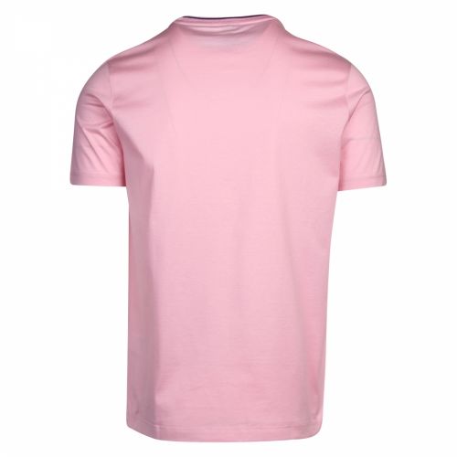 Mens Pale Pink Tipped Crew Neck Custom Fit S/s T Shirt 36767 by Paul And Shark from Hurleys