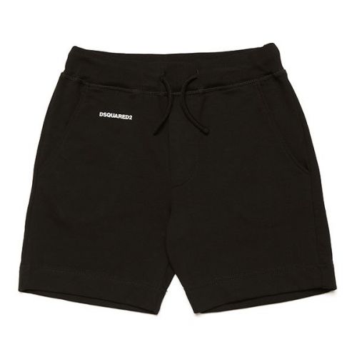 Boys Black Sports Maple Sweat Shorts 107396 by Dsquared2 from Hurleys