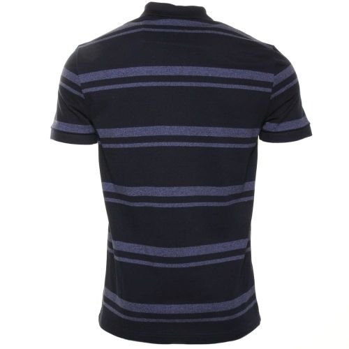 Mens Navy Striped Regular Fit S/s Polo Shirt 29392 by Lacoste from Hurleys