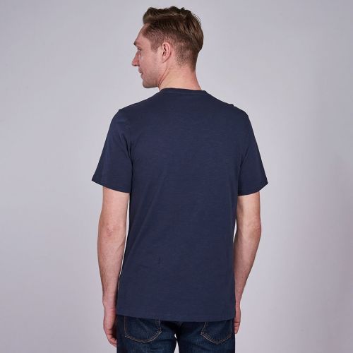 Mens Navy Boon S/s T Shirt 75461 by Barbour Steve McQueen Collection from Hurleys