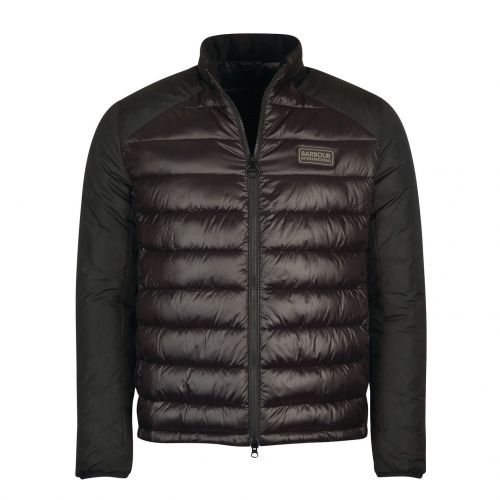 Mens Black Dulwich Quilted Jacket 93972 by Barbour International from Hurleys