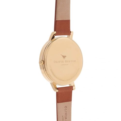 Tan & Gold Big Dial Watch 72874 by Olivia Burton from Hurleys