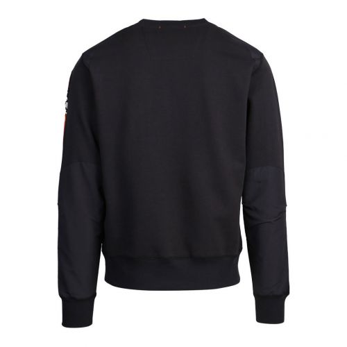 Mens Black Sabre Pocket Sweat Top 97654 by Parajumpers from Hurleys