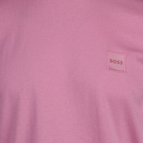 Casual Mens Light Pink Tales S/s T Shirt 107134 by BOSS from Hurleys