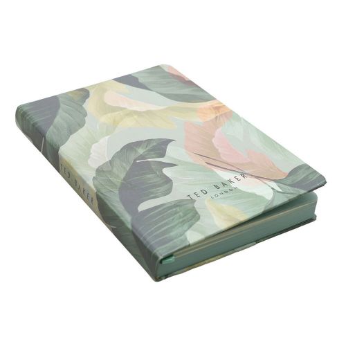 Womens Mid Green Notaret Palm A6 Notebook 98568 by Ted Baker from Hurleys