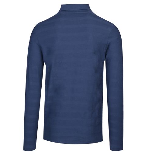 Mens Blue Star Darwen L/s Polo Shirt 36938 by Farah from Hurleys