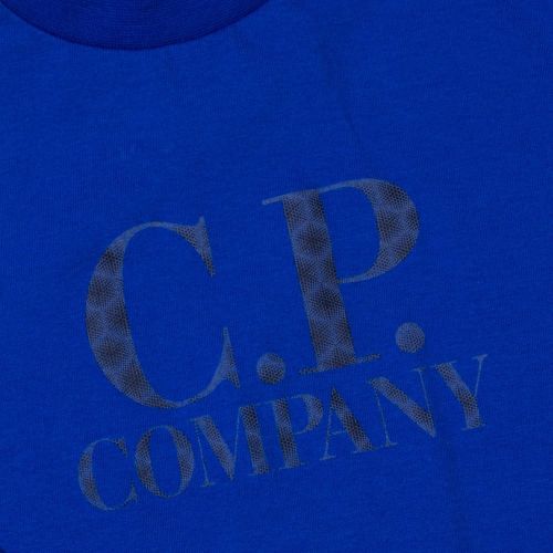 Boys Blue Chest Logo L/s Tee Shirt 63571 by C.P. Company Undersixteen from Hurleys
