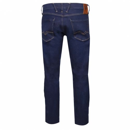 Mens Blue Anbass Hyperflex Slim Fit Jeans 41173 by Replay from Hurleys