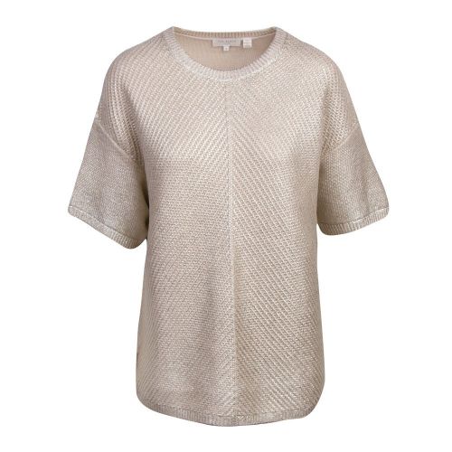 Womens Metallic Giannaa Relaxed Knitted Top 87778 by Ted Baker from Hurleys