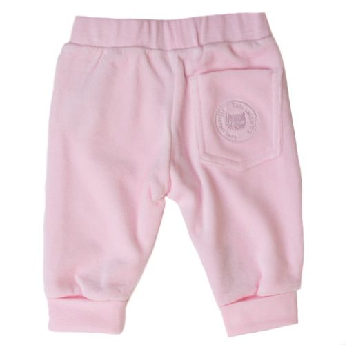 Baby Pink Kitten Bow Jog Pants 65656 by Karl Lagerfeld Kids from Hurleys