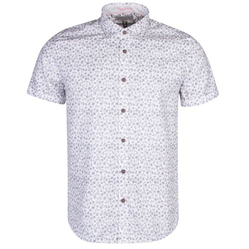 Mens White Pazta Tropic S/s Shirt 23663 by Ted Baker from Hurleys