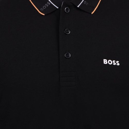 BOSS Polo Shirt Mens Black Paule S/s | Hurleys
