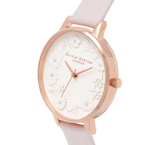 Womens Pearl Paper Blossom Artisan Dial Watch 27943 by Olivia Burton from Hurleys
