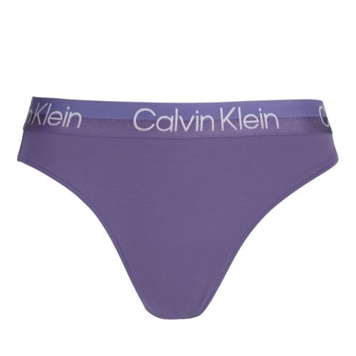 Womens Bleached Denim Structure Cheeky Briefs 95600 by Calvin Klein from Hurleys