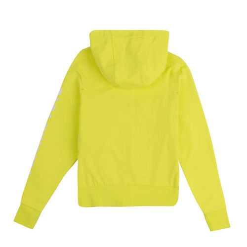 Girls Acid Green Tarina Hooded Zip Through Sweat Top 81462 by Parajumpers from Hurleys
