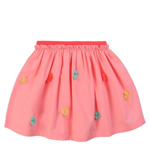 Girls Pink Multi Flower Skirt 55761 by Billieblush from Hurleys