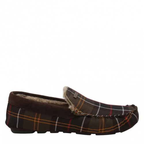Mens Classic Tartan Monty Tartan Slippers 80135 by Barbour from Hurleys