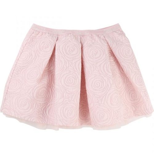 Girls Pink Jacquard Rose Skirt 13126 by Billieblush from Hurleys
