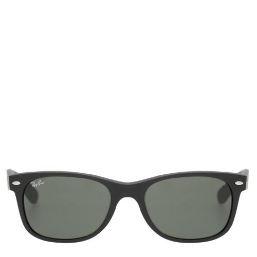 Black Rubber RB2132 New Wayfarer Sunglasses 12264 by Ray-Ban from Hurleys